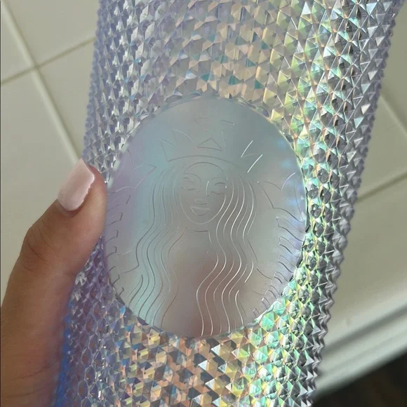 Starbucks Holographic Blue Studded Tumbler - Picture 2 of 3